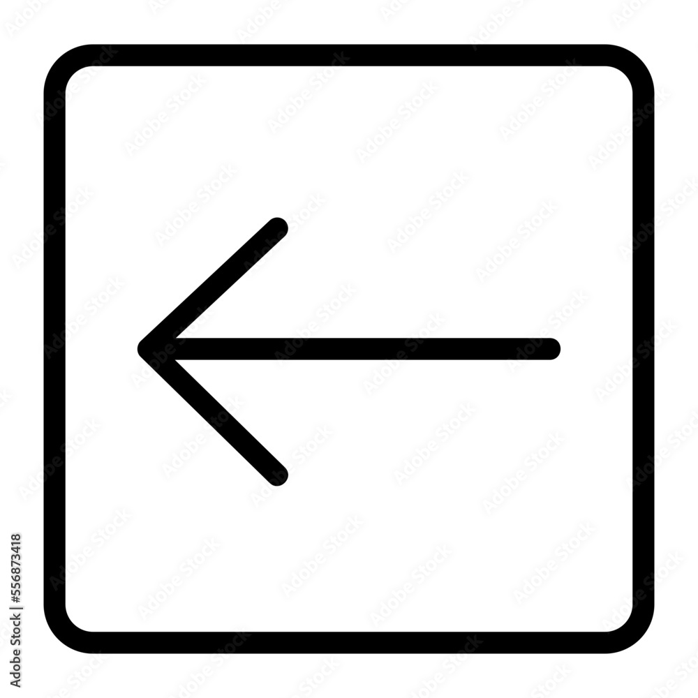 left arrow line icon left arrow line icon