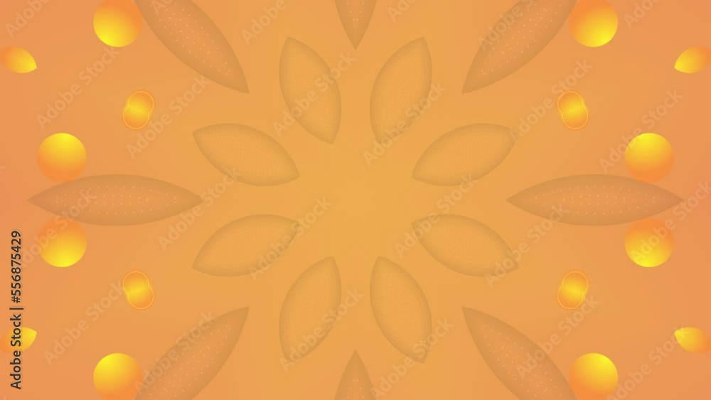 Animated moving wallpapers in the shape of a circle with an abstract