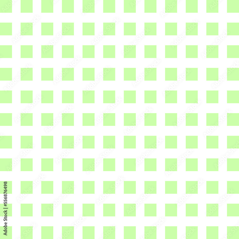 Green squares on a white background. Seamless abstract background. Vector illustration. Green squares on a white background. Seamless abstract background. Vector illustration.