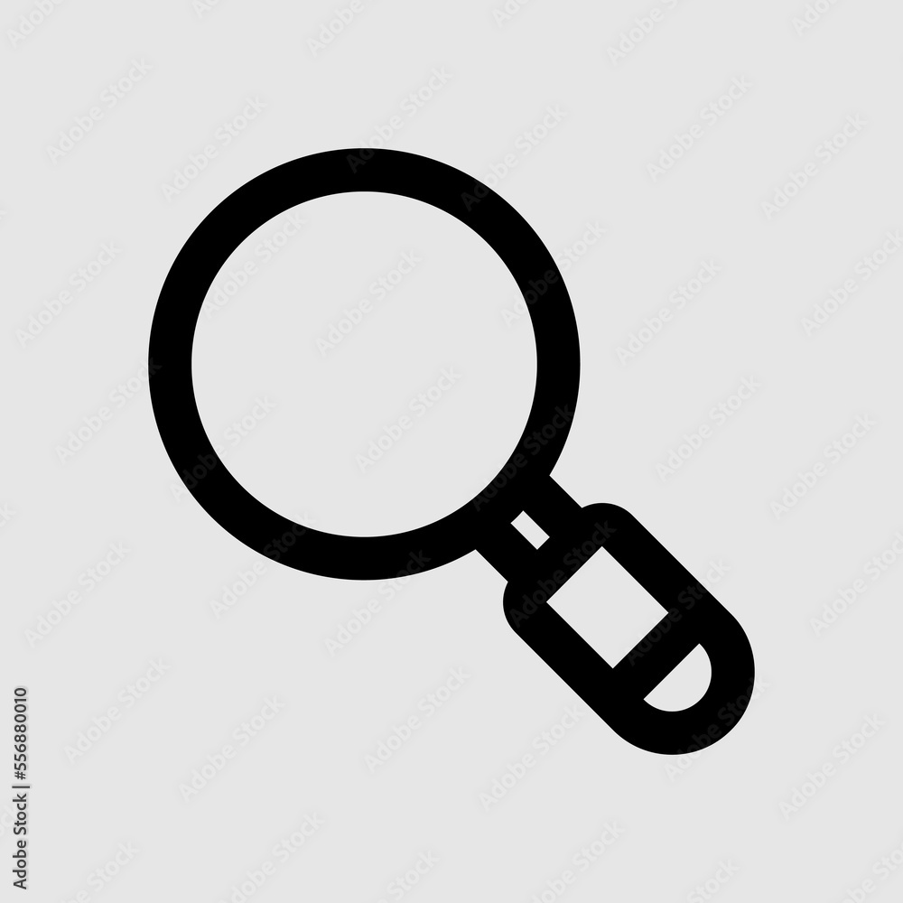 Search icon in line style about user interface, use for website mobile app presentation Search icon in line style about user interface, use for website mobile app presentation