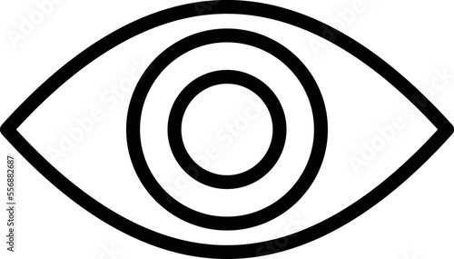 Green eye Vector Icon 