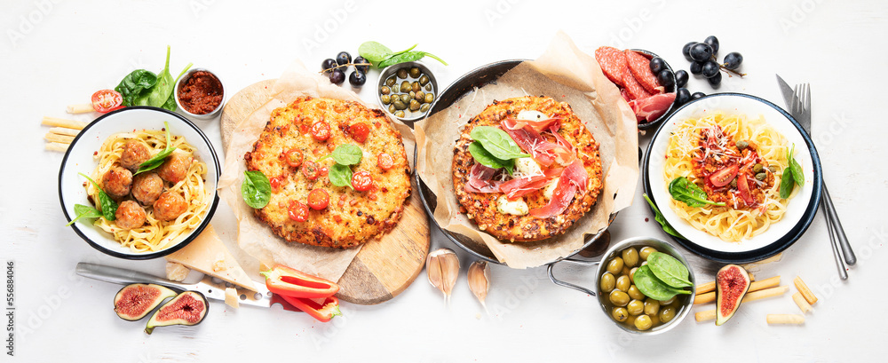 Italian food concept. Italian food concept.