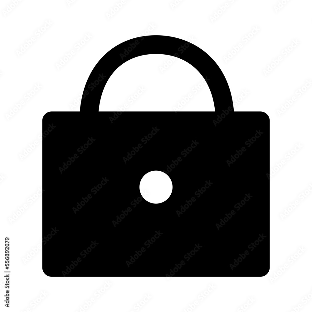 Illustration of Lock User Interface design Icon Illustration of Lock User Interface design Icon