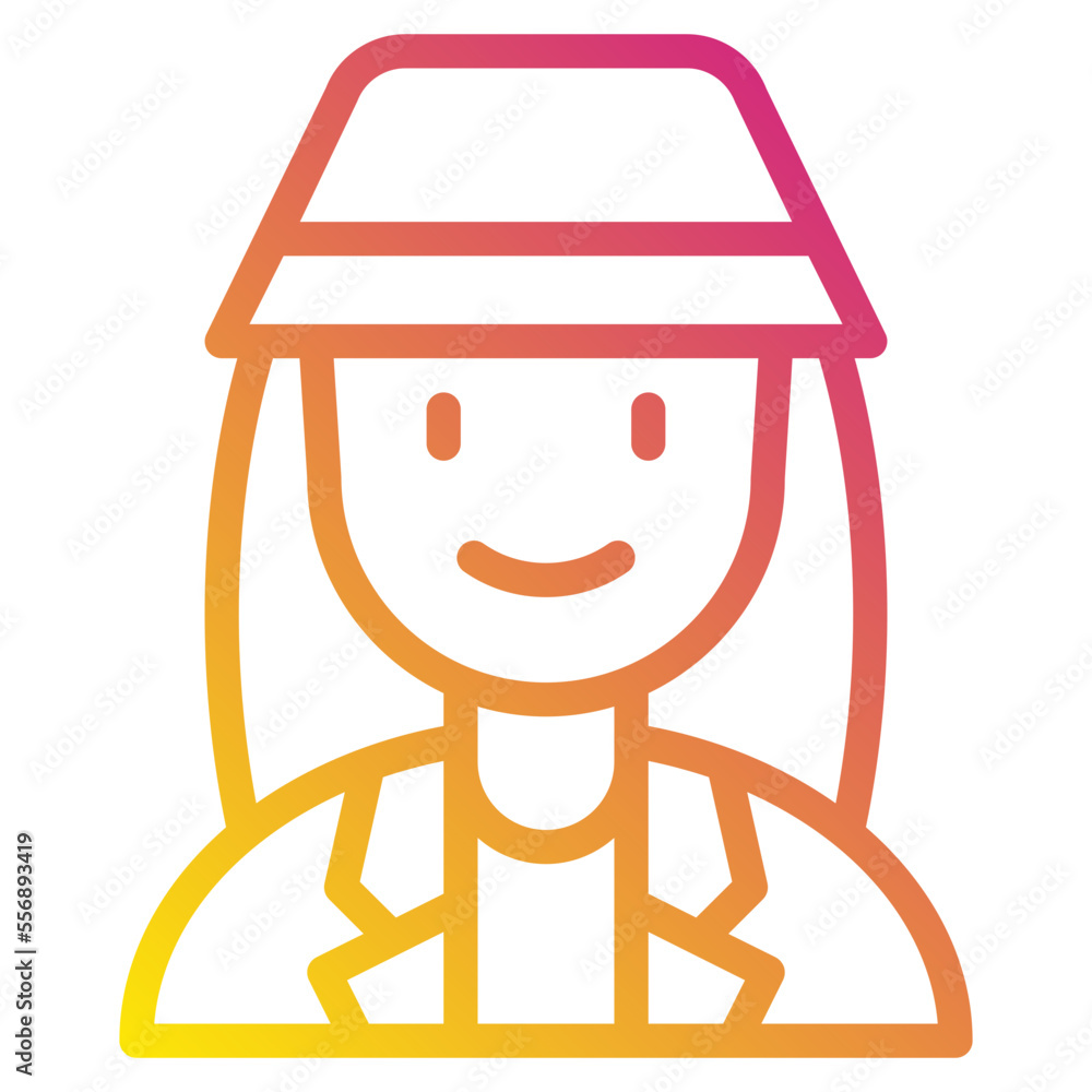 female gradient icon female gradient icon