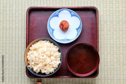 Old japanese Edo period style meal.
