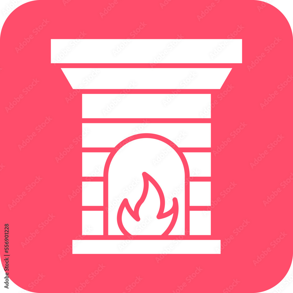 Fireplace Icon Style Fireplace Icon Style