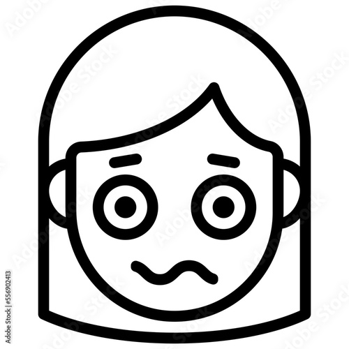 dizzy line icon