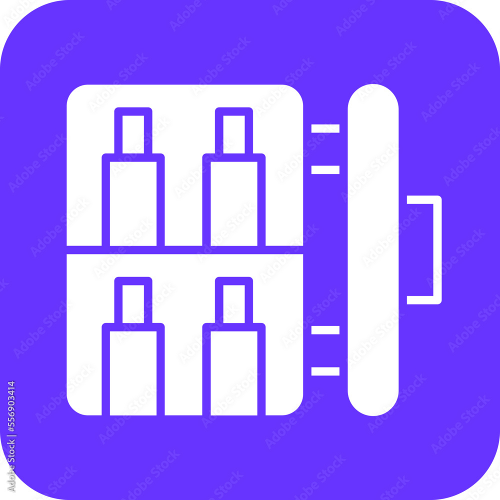 Fototapeta premium Minibar Icon Style