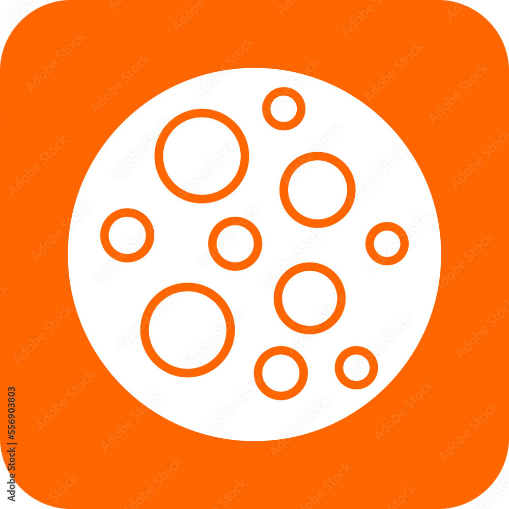 Full Moon Icon Style Full Moon Icon Style