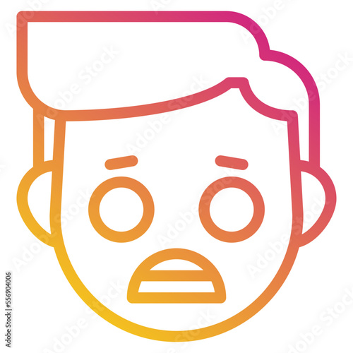 confounded gradient icon
