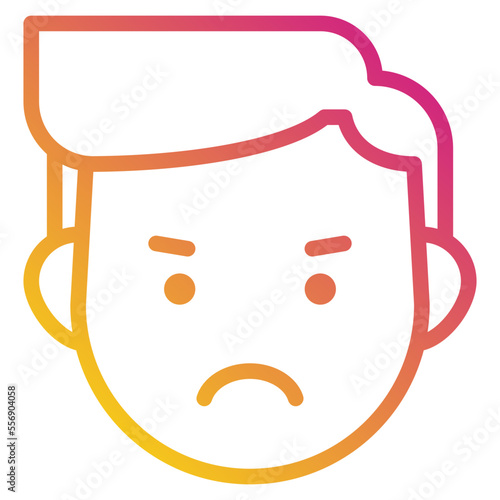 mad gradient icon