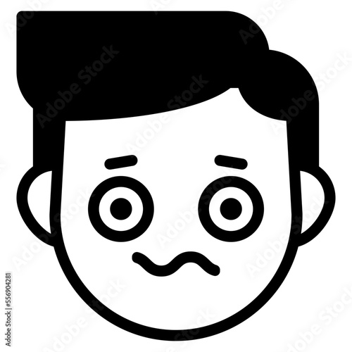 dizzy glyph icon