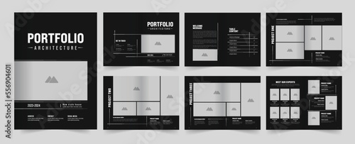 Architecture and interior portfolio design, a4 size portfolio . Architecture portfolio design, Real Estate portfolio design.