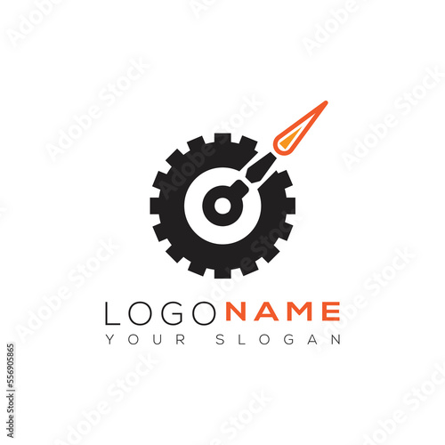 The logo design is combination gear mechanic and the welding