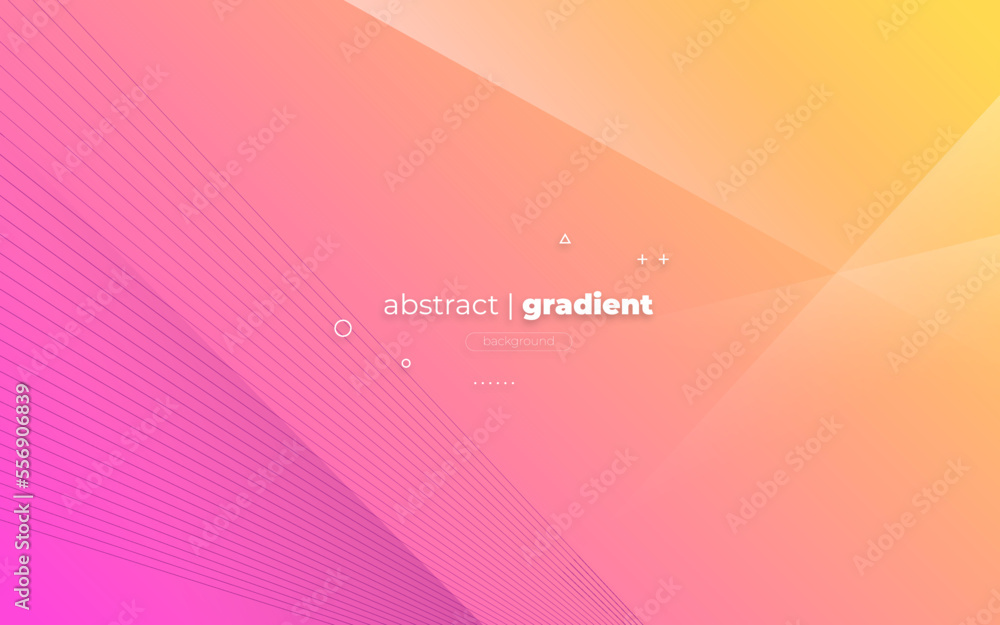 Abstract Modern Background with Motion Tilt Diagonal Lines Element and Purple Orange Gradient Color