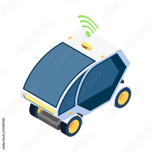 Driverless Taxi Cab Composition