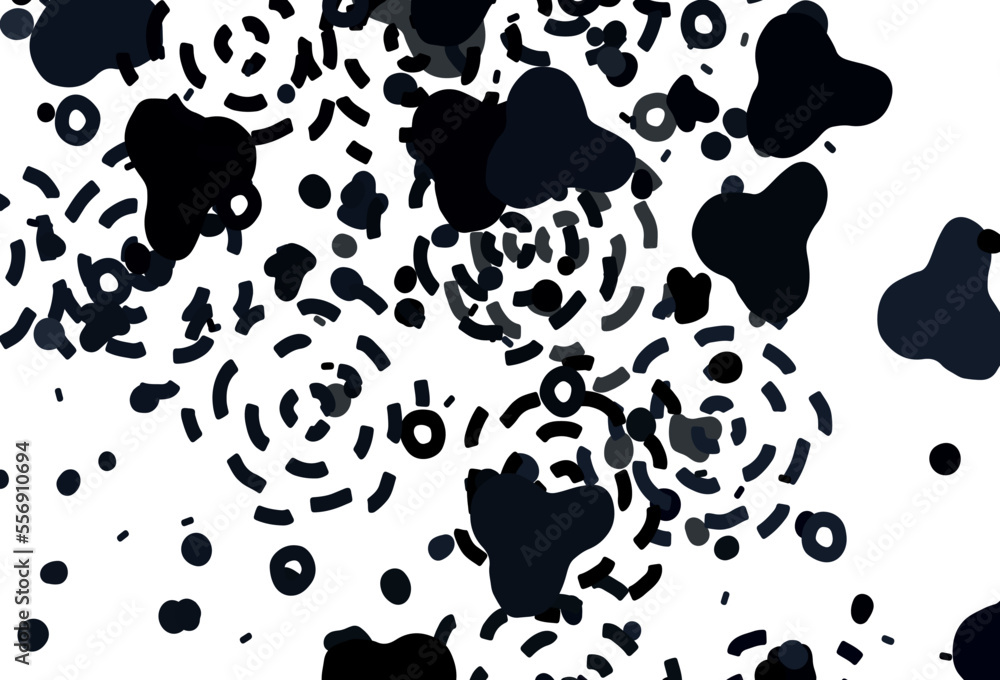 Obraz premium Light Gray vector template with chaotic shapes.