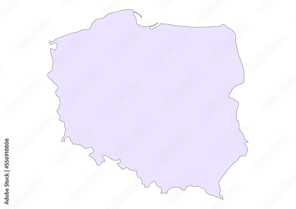 The PNG Map of Poland