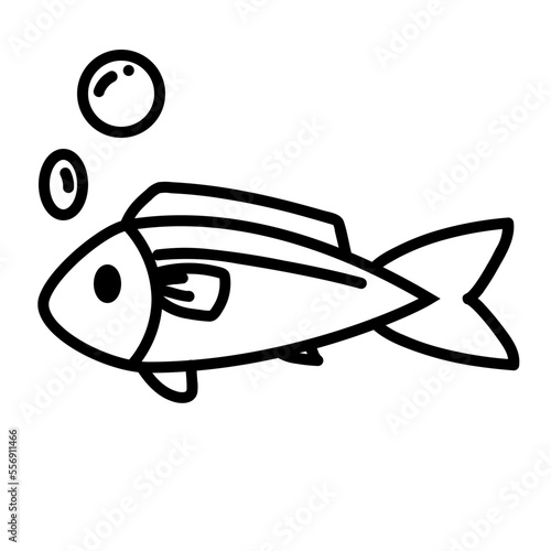 Aquaculture Iconic Which is Always Present in Fish, Lobster, Shrimp and Crab Farming