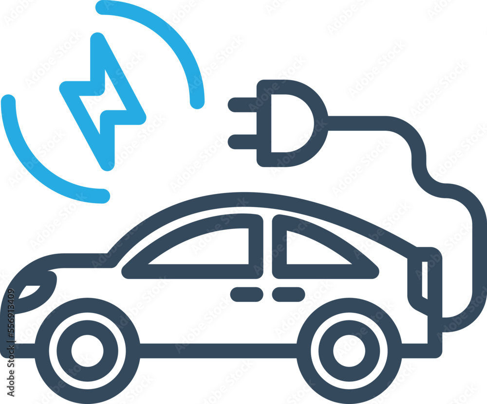 Car energy Vector Icon
