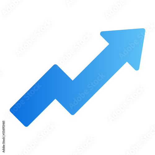 up arrow gradient icon