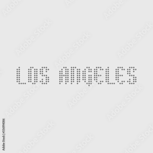 Los Angeles slogan text vector illustration design for fashion graphics and t shirt prints