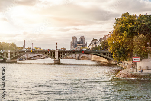 River Sevan in Paris, September 2021. France