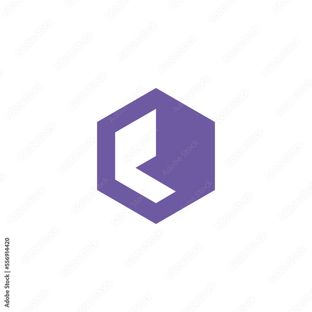 E hexagonal logo design vector sign E hexagonal logo design vector sign