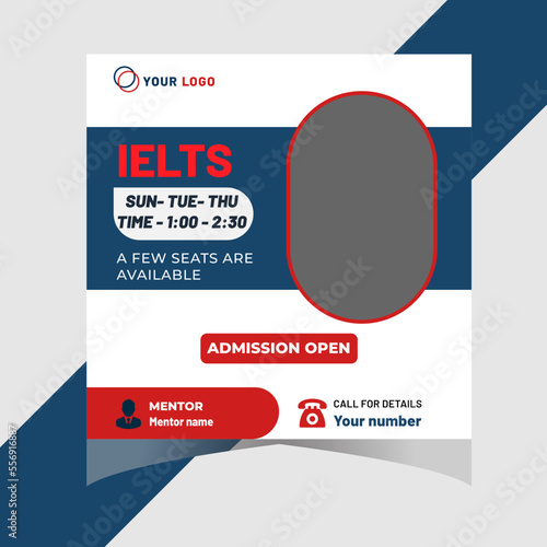 Ielts social media post design
