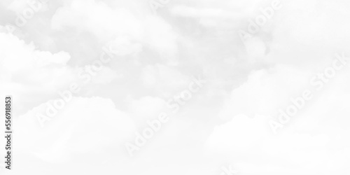 Gray sky sunlight fluffy clouds silver tone color