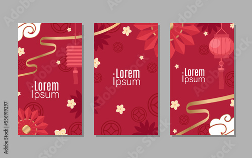 Chinese new year social media post