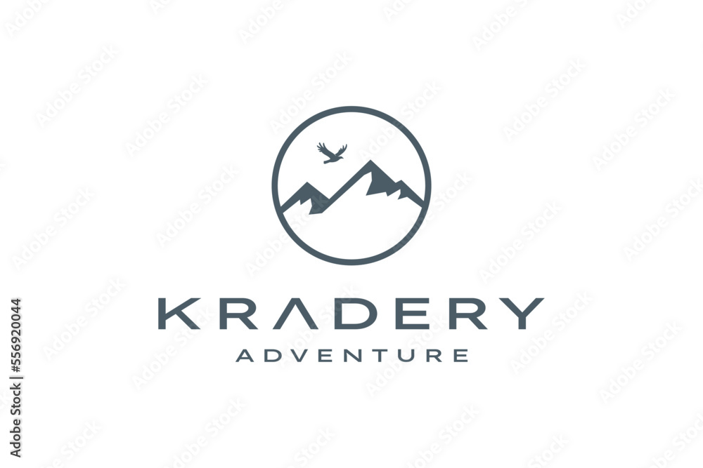 adventure logo design. modern style for outdoor logo concept adventure logo design. modern style for outdoor logo concept