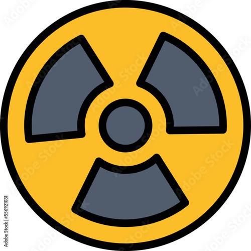 Radiation Vector Icon
