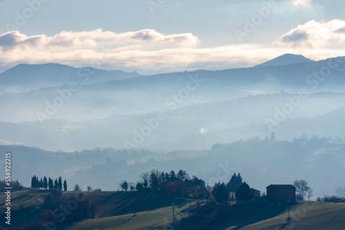 hills in val samoggia bolognese hills photo