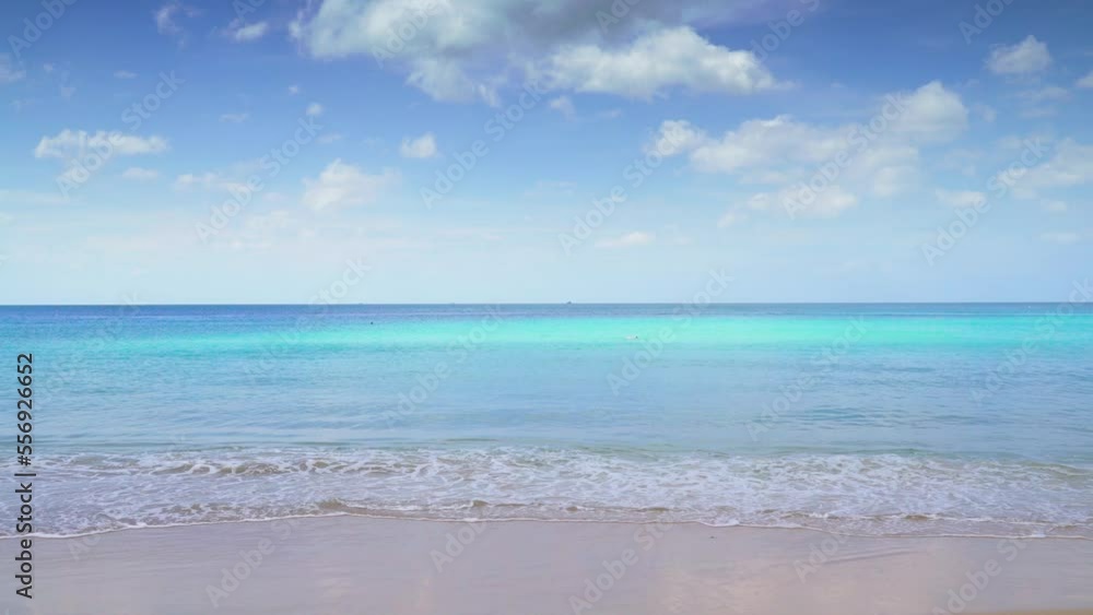 Tropical sea at sunny Landscape beach sea Beach sand space area Tropical sea at sunny Landscape beach sea Beach sand space area