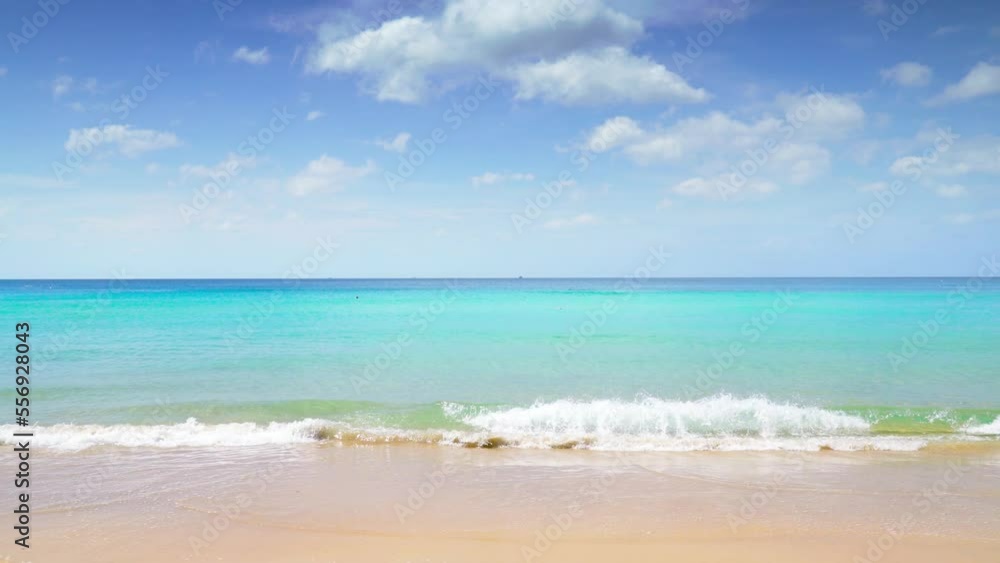 Tropical sea at sunny Landscape beach sea Beach sand space area Tropical sea at sunny Landscape beach sea Beach sand space area