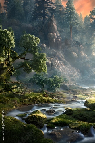Fantasy forest landscape © Ronald