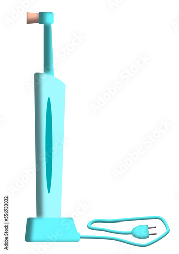 Tablou pe pânză Brosse à dents électrique posée sur son socle