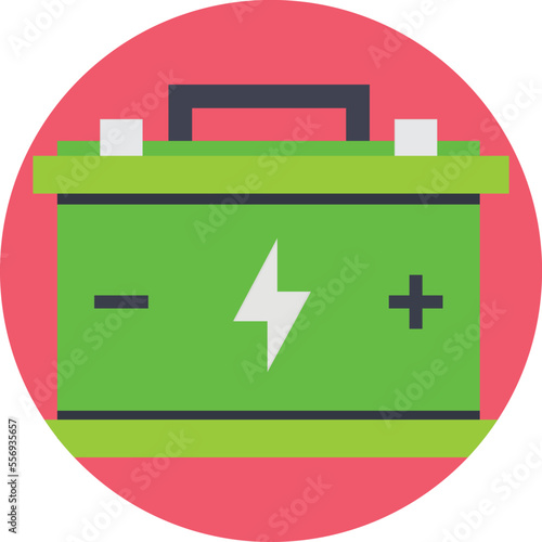 Energy box Vector Icon 