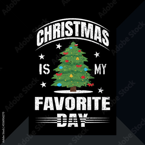 Unique Merry Christmas T-shirt Design