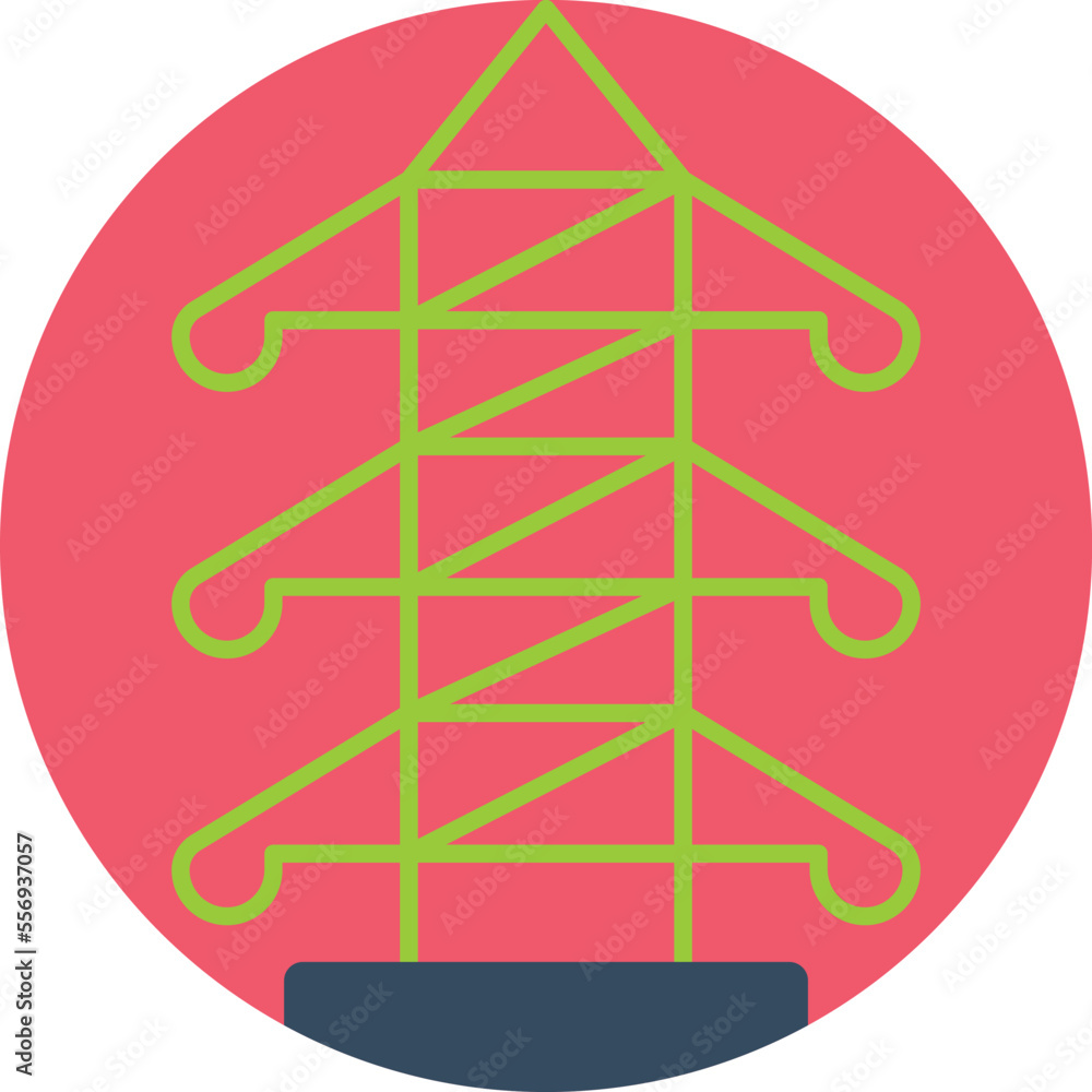 Green electricity tower Vector Icon
Green electricity tower Vector Icon