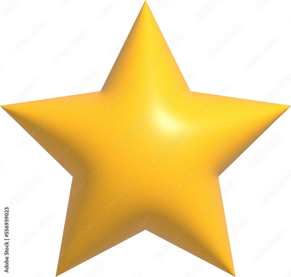 3D Star icon isolated on background, Customer rating feedback concept 3d rendering 3D Star icon isolated on background, Customer rating feedback concept 3d rendering