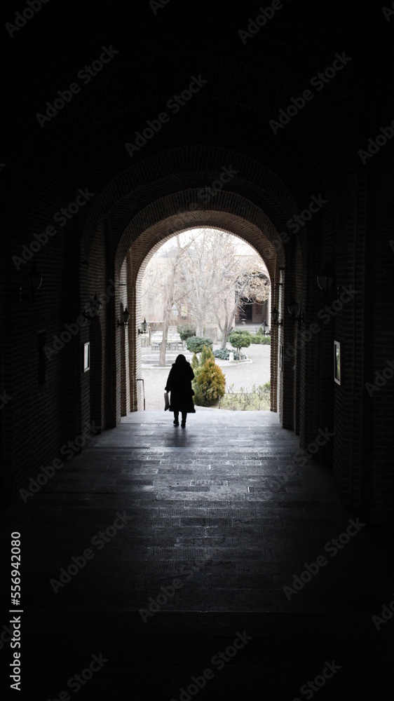 silhouette of a person in a corridor
Sado-Saltane, Qazvin, Iran