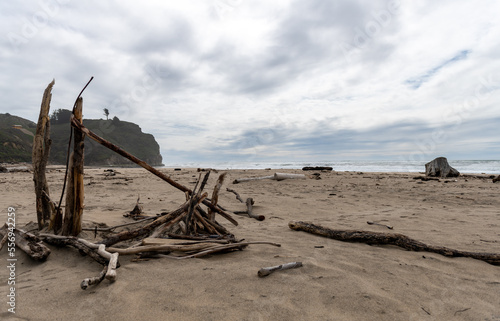 Pomponio State Beach is a state beach of California in the United States. It is located 12 miles south of Half Moon Bay off California State Route 1