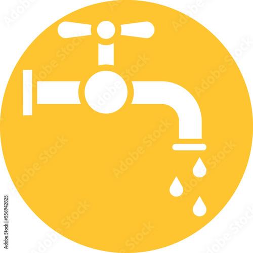 green water tap Vector Icon 