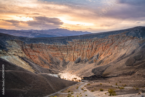 Ubehebe Crater in Death Valley National Park, California. USA photo