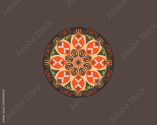 Colorful mandala. vector illustration. Islam, Arabic, Indian, Turkish, Pakistan, Chinese, 