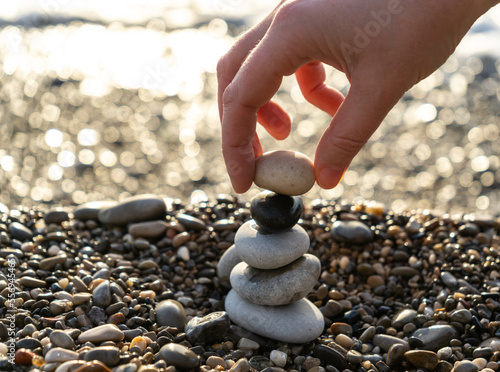Photography Stone pyramid