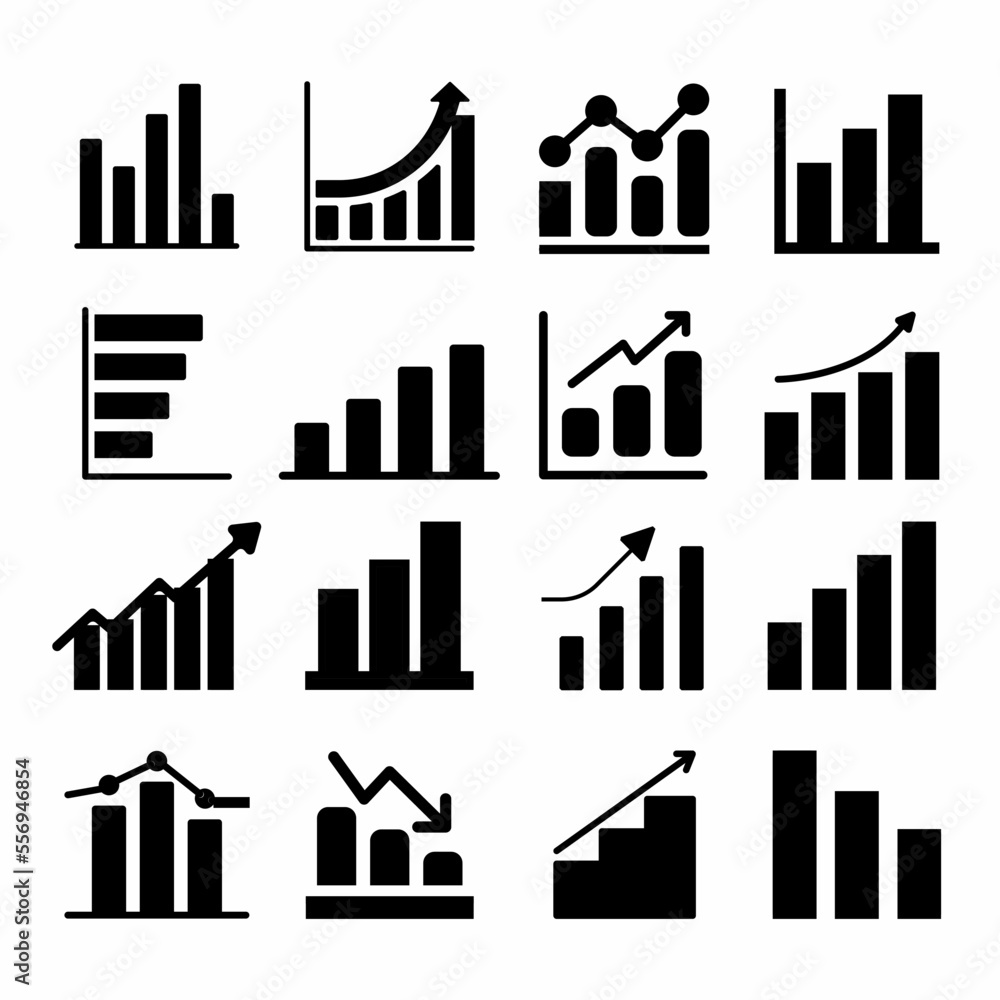 Graphic icon template. Stock vector illustration.