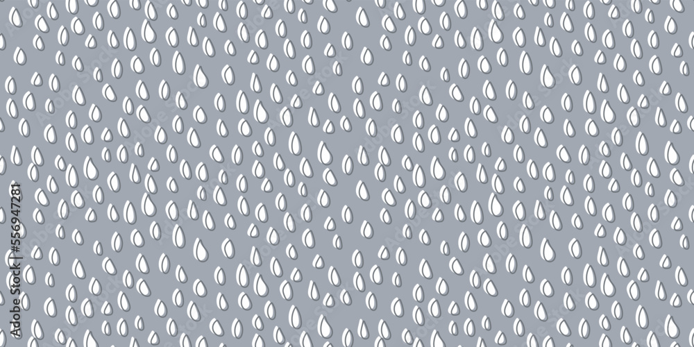 Dashes running vertically on a gray background. Print and stylish illustration. Seamless background with drops. - obrazy, fototapety, plakaty 